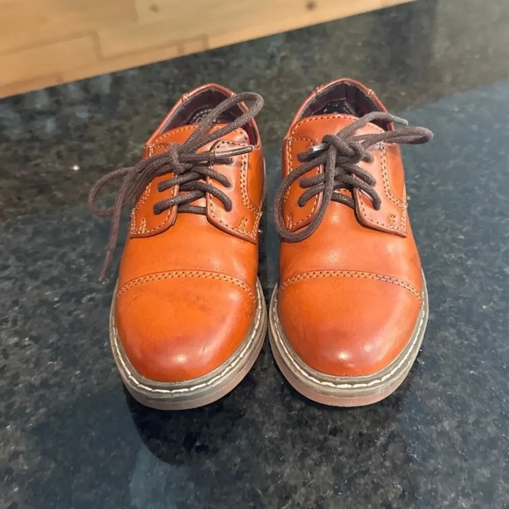 Bruno Mars Toddler Boys Brown Dress Shoes Size 9 T